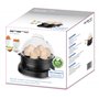 EMERIO Cuiseur à œufs unique cuit les trois niveaux de cuisson [doux|moyen|dur] en un seul processus de cuisson pour 7 œufs avec