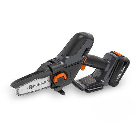 Scie à Élaguer Husqvarna Aspire™ P5-P4A. Mini tronçonneuse à batterie avec batterie et chargeur