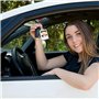 ZYNERY 20 Pcs Porte-Clés Photo, Personnalisé Porte-Clés Transparent en Acrylique pour Stocker des Photos, Key Chain double face
