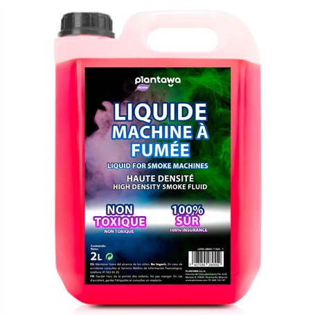 PLANTAWA Machine à fumée naturelle 2 litres | Liquide machine à fumée haute densité et longue durée