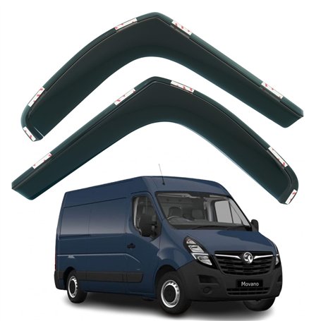 Lot de 2 déflecteurs d'air compatibles avec Renault Master