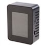 Moniteur de qualité de l'air 6 en 1 avec capteur de formaldéhyde Détecteur de pollution Capteur HCHO TVOC PM2.5/PM10 Moniteur de