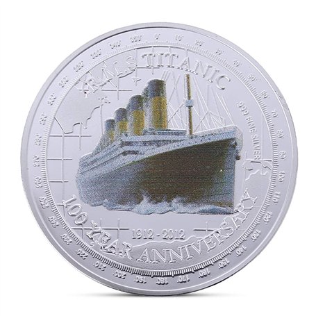 S-TROUBLE 100e Anniversaire de la Collection de pièces commémoratives du Titanic Cadeau Souvenir Art Metal Antiqu
