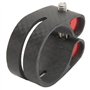 Collier de Serrage de Tige de Selle de Vélo de Montagne, Pinces de Tige de Selle de Vélo Résistantes à l'usure d'ouverture Noire