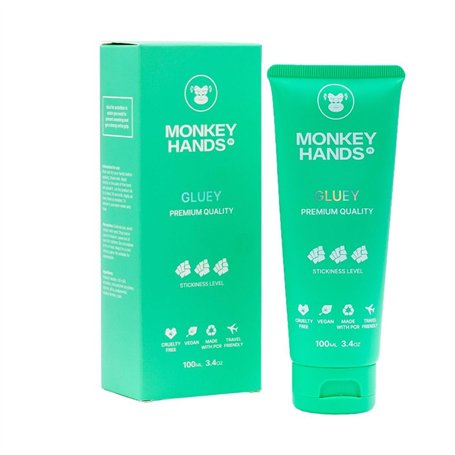 Monkeyhands Gluey Grip | Gel Super Adhérent pour Fitness et Pole Dance | Idéal pour Calisthenics