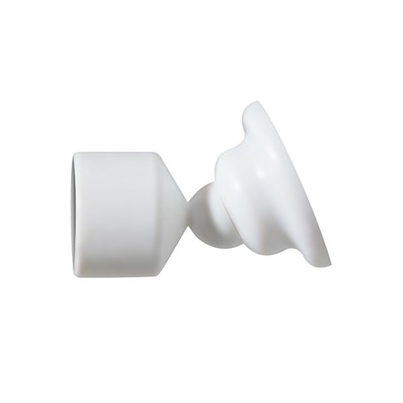 Spirella Wallquick Support pour tringle de rideau de douche Spirella Magic Pour mur incliné Plastique Blanc 20 mm 1 support