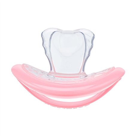 Curaprox 1 tétine rose pour bébé avec boîte de rangement