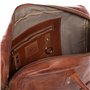 SID & VAIN Sac bandoulière Ordinateur 15 Pouces Cedar Cuir véritable |Sacoche Porte-Document en bandoulière Marron |Sac Messager