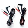 2 câbles de connexion StenUp pour électrodes TENS/EMS | Compatible avec les électrodes filaires | Convient aux électrostimulateu