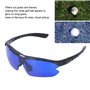 Lunettes de Recherche de Balle de Golf Lunettes de Golf Lentille Bleue Stockage Facile PC pour Parcours de Golf