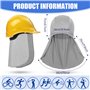 YATEICBC 3 Pièces Doublure de Casque avec Protège-Nuque, Bonnets de Crâne de Refroidissement Casquette Anti-Transpiration avec Q