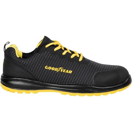 GOODYEAR Mixte PUTEK Low-Cut TG.44 Chaussures Respirantes Noires
