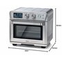 Ariete 4629/11; Four et friteuse à air chaud 25L, Capacité 25L; 15 fonctions de cuisson;Température jusqu'à 230°; 1700 W; Argent