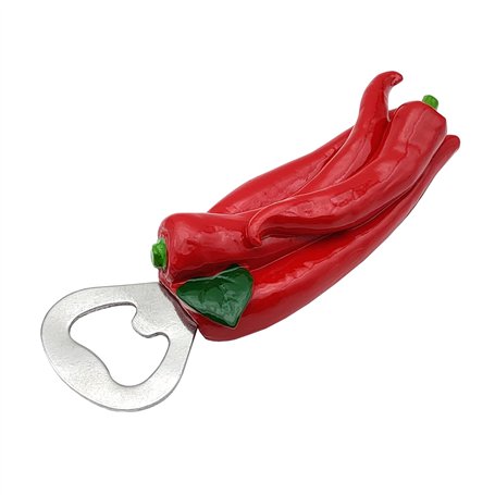 Aimant 3D Tire-bouchon décapsuleur pour réfrigérateur vintage piment