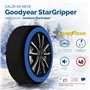 Goodyear Chaussettes de neige Star Gripper homologuées Italie EN 16662-1:2020 Deux chaînes à neige en tissu pour voiture. Snow S