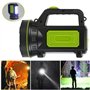 Lampe de poche LED rechargeable avec lumière latérale haute performance 13500 lumens 6000 mAh Batterie portable et étanche pour