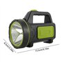 Lampe de poche LED rechargeable avec lumière latérale haute performance 13500 lumens 6000 mAh Batterie portable et étanche pour