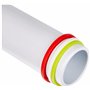 Silikomart 70.300.19.0069 RP00 Rouleau à Pâtisserie avec 3 Anneaux Plastique, Blanc