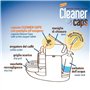 CleanerCaps Nettoyage machine à café, kit double action – Compatible avec Nespresso – Capsule nettoyant et détartrant liquide – 