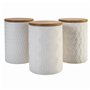 Villa d'Este Home Tivoli Lot de 3 bocaux 750 ml en céramique