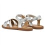 Geox J Sandal Karly Girl, Silver 1, 37 EU