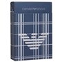 Emporio Armani Tartan Gift Box 2-Pack Trunk Les Troncs, Stampa SCOZZES/Marin, M pour des Hommes