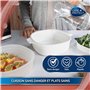 CARE+PROTECT Cuiseur Vapeur pour Micro-Ondes - Récipient Idéal et sain pour la Cuisson à la Vapeur - Servir et Conserver - Sans