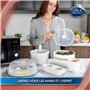 CARE+PROTECT Cuiseur Vapeur pour Micro-Ondes - Récipient Idéal et sain pour la Cuisson à la Vapeur - Servir et Conserver - Sans