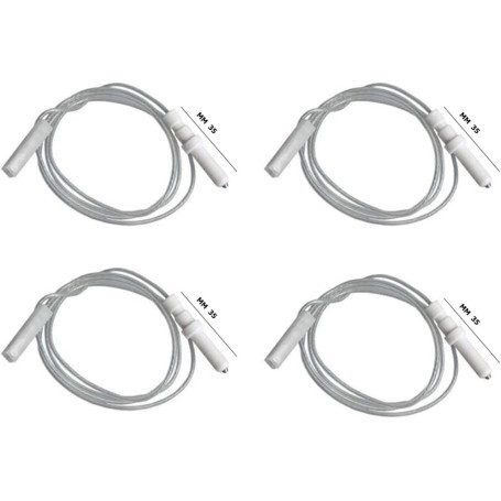 JPshop - Bougie d'allumage adaptable pour plaque de cuisson 4 pièces compatible avec Ariston - Indesit - Nardi