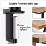 Etau d'Établi,Etau De Table,Pince De Travail,Etau d'Établi,Largeur De La Mâchoire 80 Mm,Avec Base Rotative à 360 Degrés,Convient