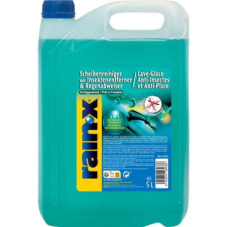 Rain-X Lave-Glace Anti-Insectes et Anti-Pluie – Nettoyage Efficace