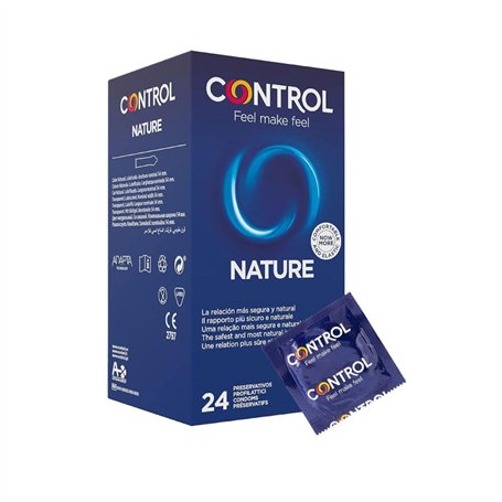 Control Préservatifs Nature Lot économique de 24 préservatifs pour un plaisir naturel