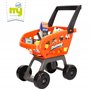ColorBaby- Supermarché Jouet avec Chariot, 47965, Orange