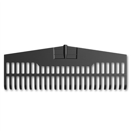 Amig - Râteau en Plastique Robuste - Outil léger pour Le Balayage des Feuilles et de la pelouse - Cueilleur pour Le Jardin et la