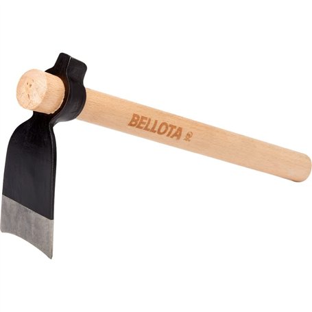 Bellota HOE2420W335P - Petite houe pour la créer de plates-bandes et les zones rocailleuses - Avec manche en bois - Système anti