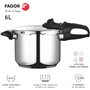 Fagor Duo Autocuiseur 6 Litres, Induction, Super Rapide, Acier Inoxydable 18/10, Tous Types de Cuisson, Base Thermo Diffuseur, 2