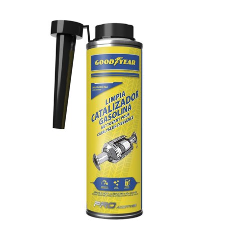 Goodyear Nettoyant pour catalyseurs à Essence Pro Additives. Additif pour Carburant Essence 300ml