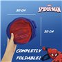 SUPERDIVER - Panier pliable Spiderman - Licence Officielle Marvel - Idéal pour ranger jouets et vêtements - 36x36x58 cm - Léger