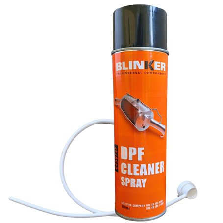 DPF Cleaner Spray BLINKER Nettoyant FAP Diesel 400ml sans démontage du FAP - Aérosol + buse d'injection - Nettoyant FAP Professi