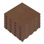 Lot de 6 unités. dallage pour sol extérieur COMBI collection marron