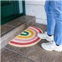 fisura. Paillasson d'entrée « Arcoiris » en Coco avec Base antidérapante en PVC Paillasson extérieur Original Peint à la Main Di