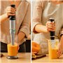 Cecotec Katana TotalDestroy 1200XL BL Hand Blender, 1200 W, 21 vitesses et Turbo, 4 lames en titane noir, capot anti-éclaboussur