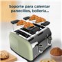 Cecotec Grille-pain vertical Toastin' time 1700 Double Green, 1700 W, Double fente courte et large de 3,8 cm, Varillas Supérieur