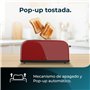 Cecotec Grille-pain vertical Toastin' time 850 Red Long Lite, 850 W, Capacité pour 2 tartines, Fente large, Acier inoxydable, Fo