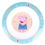 ALMACENESADAN, 2630 - Vaisselle réutilisable Peppa Pig, composée d'un verre, d'une assiette et d'un bol, sans BPA