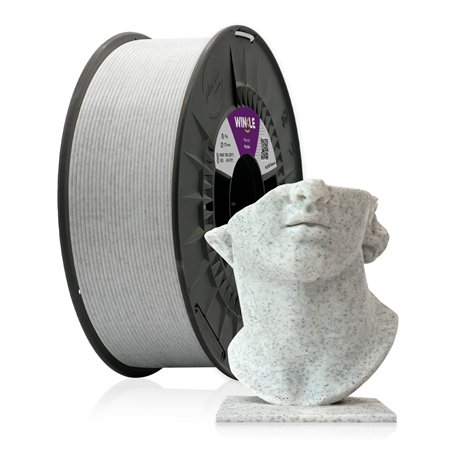 WINKLE Filament PLA HD Texturé 1.75mm Marbre pour Impression 3D