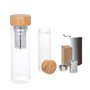 Recamania Bouteille isotherme avec filtre pour thé et infusions 500 ml en verre double - Convient pour l'eau