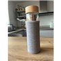 Recamania Bouteille isotherme avec filtre pour thé et infusions 500 ml en verre double - Convient pour l'eau