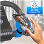 Support Telephone Velo Appartement Home Trainer Tapis de Course Universel Convient aux Smartphones jusqu'a 7,6" Bleu