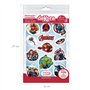 Dekora - Décoration Coméstible pour Gâteaux d'Anniversaire pour Enfants de Silhouette Découpée des Avengers